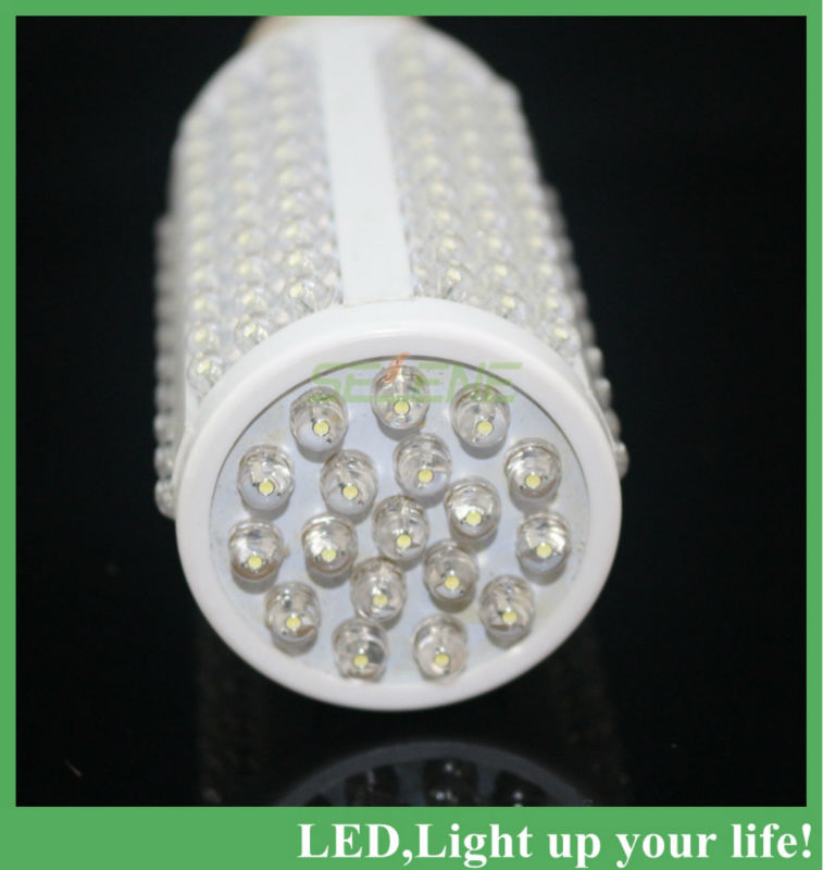 1pc new ultra bright e27 220v-240v 15w 168 led corn light bulb lamp 360 degree worldwide