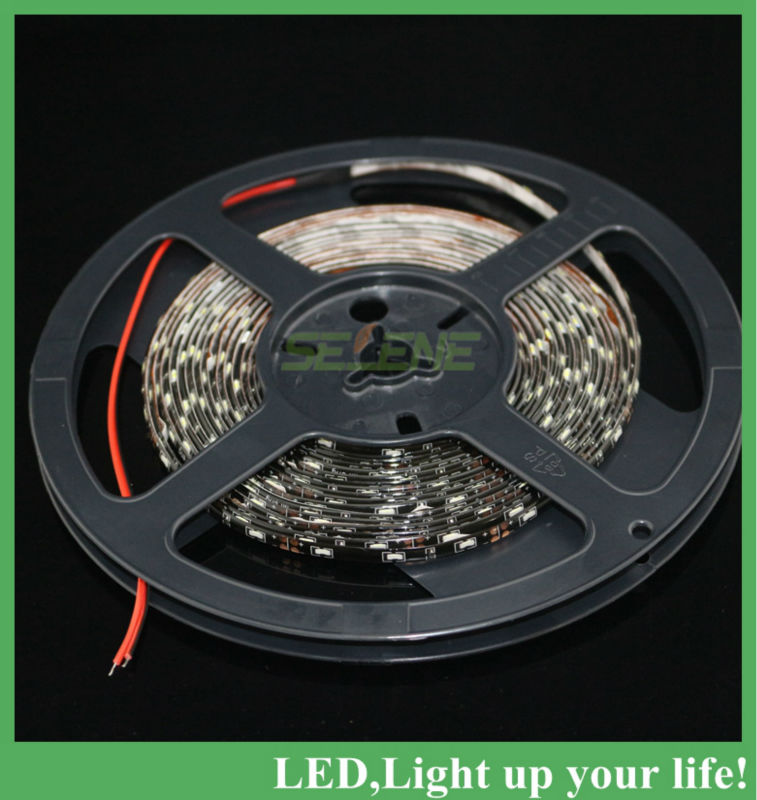 100m/lot led strip light led lighting christmas lights smd335 black board 60leds/m waterproof ip65 dc12v - Click Image to Close