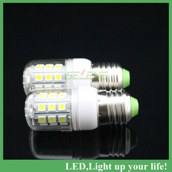 2pcs/lot e27 led light lamps e27 5050 30led living room use 220v led spot light e27 5w 5050 smd 30 leds bulb lamp light corn