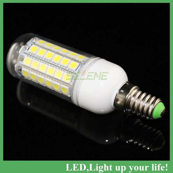 2ps smd 5050 15w e14 led 220v 1450lms corn bulb lamp,warm white/white,69leds 5050smd led lighting,book light,kitchen use