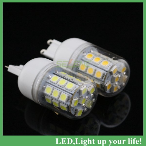 5pcs 220v g9 5w 5050 smd 30leds led light corn bulb lamp low-power high brightness lighting