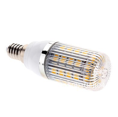 6pieces/lot led e14 e27 7w 36x5050 smd 2700-3200k warm white and natural white light led corn bulb (85-265v)