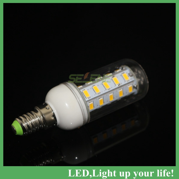 5pcs e14 5730 led light led lamp ac220v-240v corn bulbs e14 5730 36leds lamps 5730 smd 12w energy efficient e14 led lighting