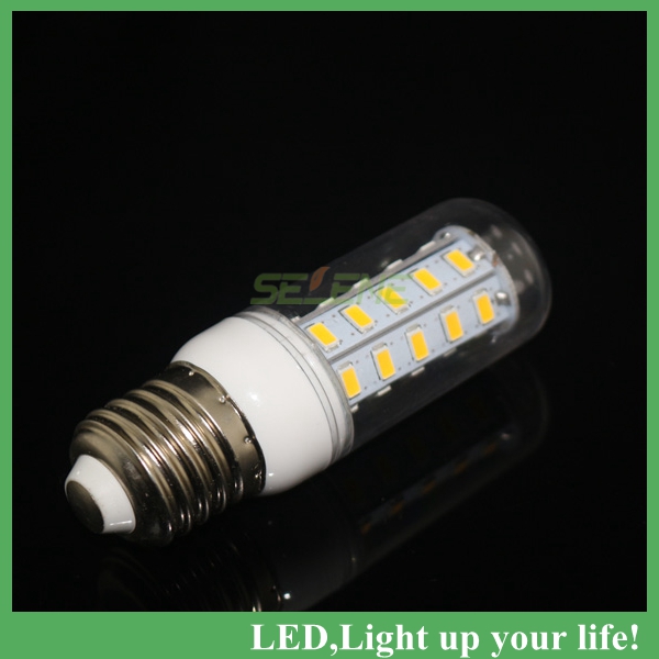 6pcs led lights new arrival e27 ac220v-240v 12w led lamp 36leds smd 5730 e27 warm white/white led corn bulb lamp light