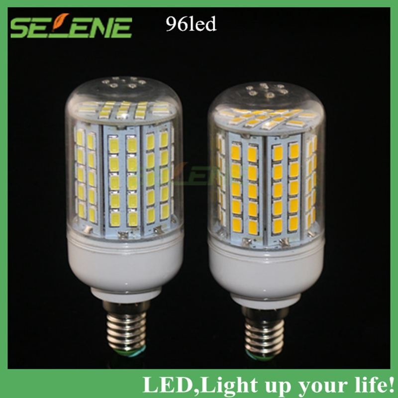 lampada led e14 led lamp 5730 smd 220v/110v 24 36 48 56 69 72 96leds corn bulb led light led candle lampara bombilla spotlight