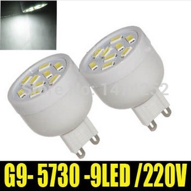g9 5730 smd led spot home lamp pure white light bulb spotlight 220v for good price zm00684/zm00685