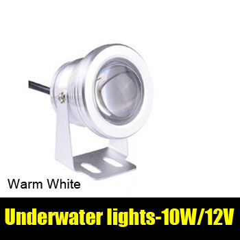 led lights underwater lamps 10w 12v warm white spot lights waterproof ip68 fountain pool lamp zm00999