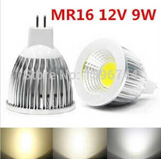 ultra bright mr16 12v ac/dc cree led cob spot down light bulb 6w 9w 12w zm00053