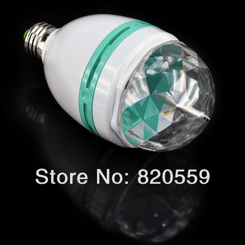 6pcs/lot 3w rgb dj stage lighting bulb disco crystal ball lights e27 base lamp rgb led blub led lamp