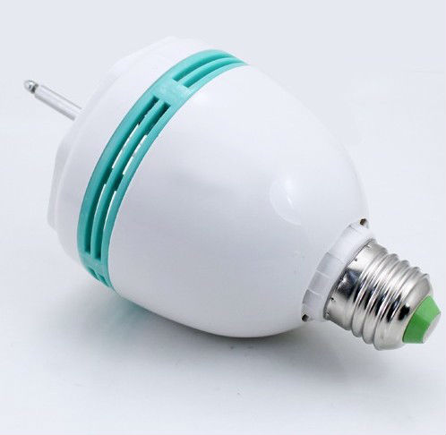 whole 4pcs/lot sound activated led e27 rgb bulb led 3w stage lamp spot bulb christmas decoration 85-265v