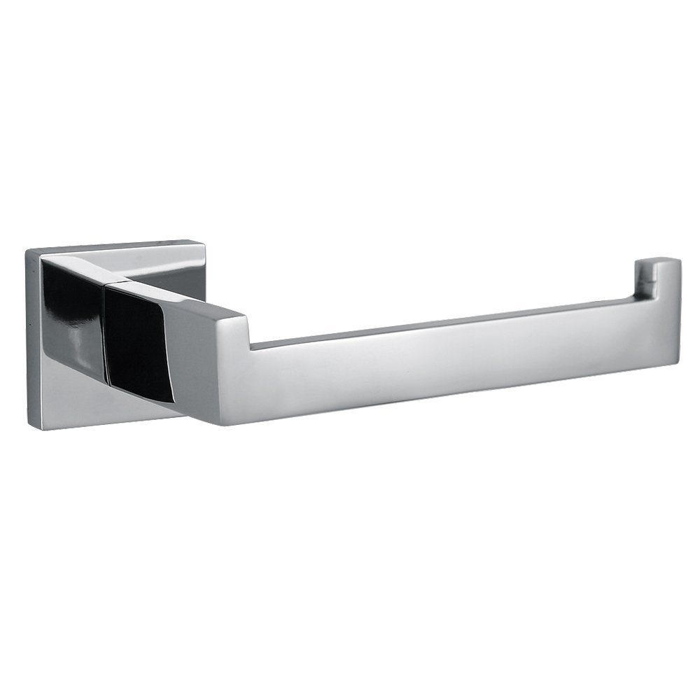 bathroom toilet paper holder wall mount 2-pack polished stainless steel - Click Image to Close
