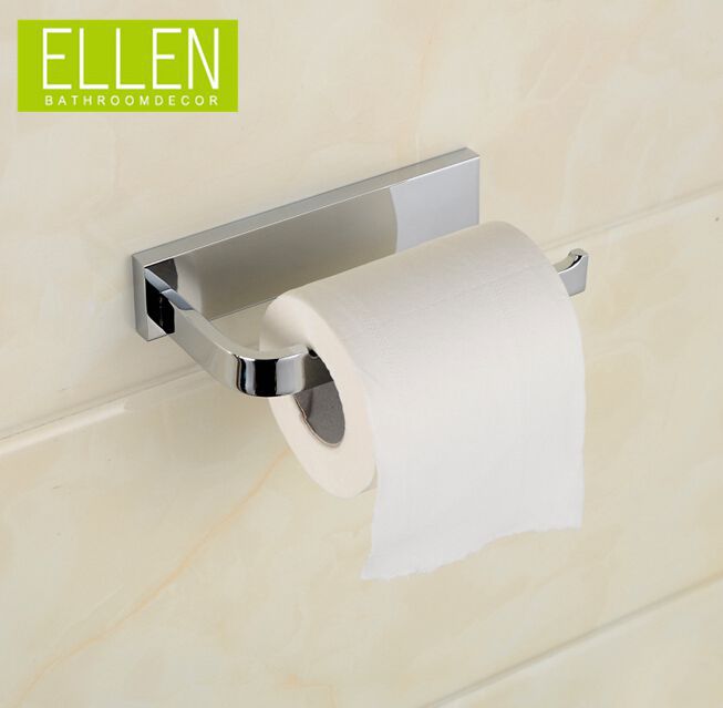 solid brass toilet paper holder in the bathroom accessories