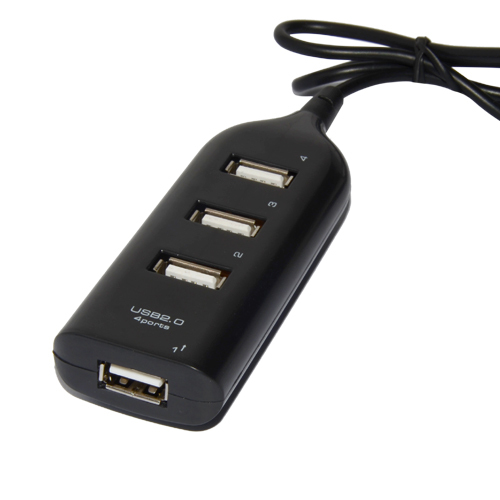 high speed mini 4 ports usb 2.0 hub 60cm cable length usb hub converter adapter for pc computer laptop peripherals accessories
