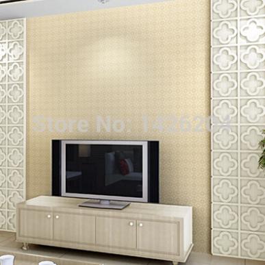 chinese non-woven lattice wallpaper bedroom living room study background of clothing store wall paper roll - Click Image to Close
