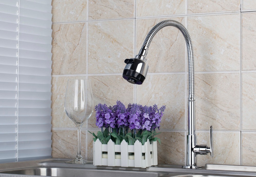 e-pak dl855 swivel 360 wonderful best quality cold kitchen single handle single hole chrome finish kitchen faucet