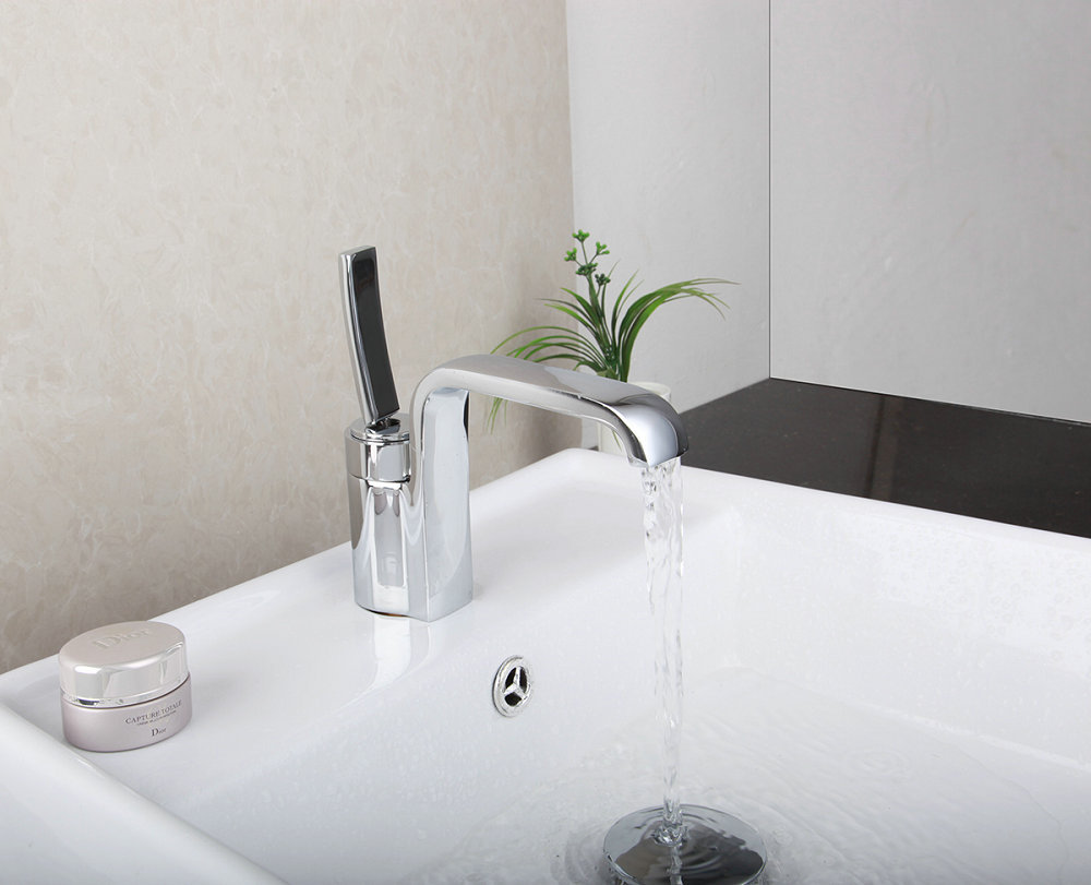 e-pak wonderful unique design deck mounted single handle l8418b bathroom chrome bathroom basin sink faucet