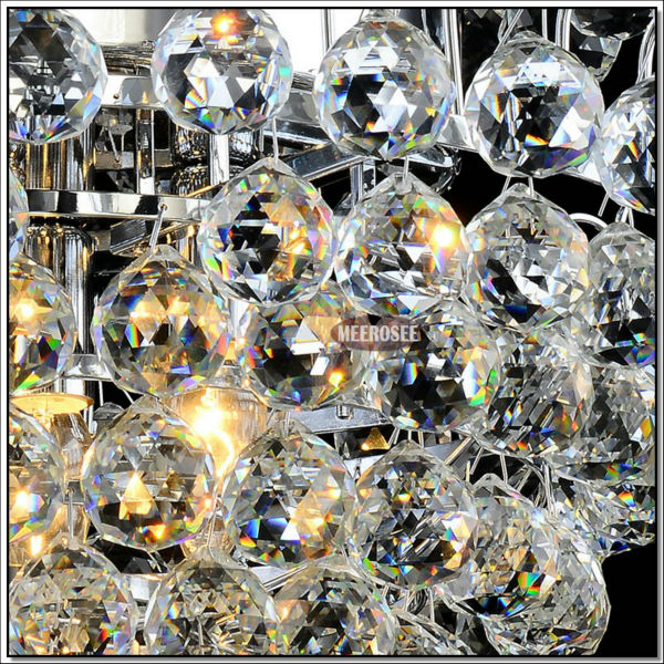 6 lights crystal chandelier light fixture modern gold or silver crystal light lustre suspension lamp mdmd88067 d600mm h815mm